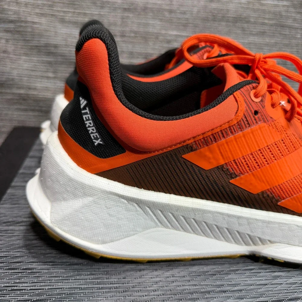 adidas Men Size 15 Orange Terrex Soulstride Flow Trail Running Shoes IE8455
